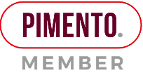 Logo of Pimento with the word “Member” below, representing official membership and affiliation with the organization